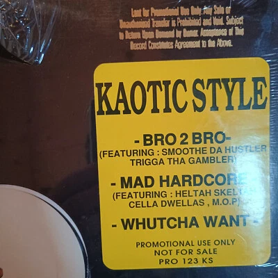 Kaotic Style ‎– Whucha Want / Bro 2 Bro / Mad Hardcore 12" US PROMO SEALED - Bild 1 von 2
