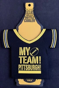 My Team Let's Go Pittsburgh Steelers Bottle Cooler by Magic Creations - Picture 1 of 2
