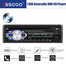 Produktbild - ESSGOO 1 DIN Autoradio DVD/CD-Player Bluetooth Multimedia USB AUX IN MP3 Radio
