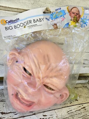 Baby Booger Baby Mask California Costumes Includes Sticky Slime Pieces, Bonnet - Image 1 of 4
