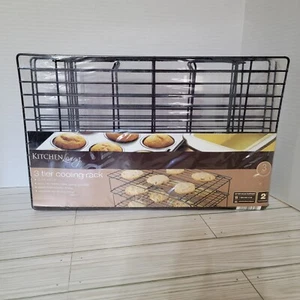 Kitchen Living 3 Tier Cooling Rack Collapsible Legs Smooth Finish - Picture 1 of 7