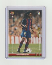 2003-04 PANINI LA LIGA MEGAFICHAS [ RONALDINHO ] BARCELONA