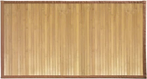 Bamboo Floor Mat Non-Slip Water-Resistant Rug for Bathroom & Entryway - Picture 1 of 12