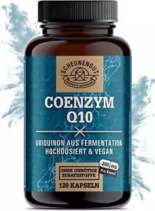 Coenzym Q10-200Mg Je Kapsel - Bioaktives Ubiquinol, Hochdosiert, 120 Stück Vegan - Bild 1 von 7