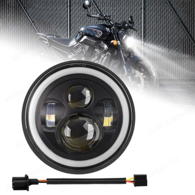 7" Inch Motorcycle LED Headlight For 1980 1981 1982 Honda CB750C CB900C Custom - Image 1 of 4