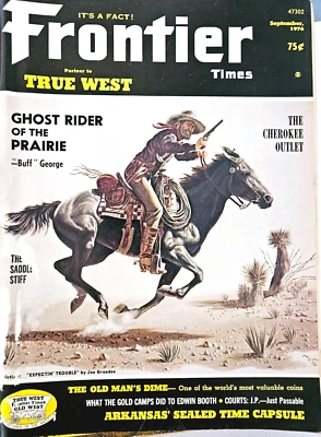 FRONTIER TIMES Magazine September 1976 Old Mans Dime Time Capsule Ghost Rider - Image 1 of 4
