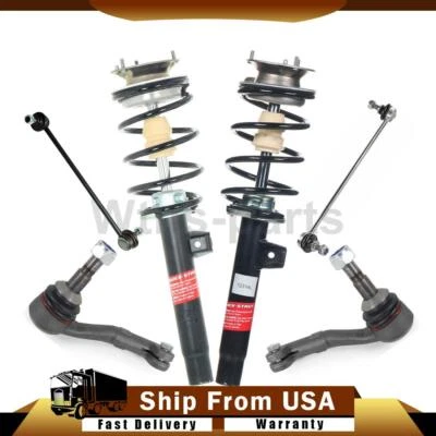 6x Kit de enlace de barra estabilizadora de extremo de barra estabilizadora de puntal delantero para BMW 328i 2007 2008 2009 2010 Foto 1 de 4