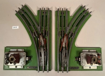 Interruptor de control Lionel calibre 0 eléctrico, iluminado pista No. 012, derecha e izquierda Foto 1 de 4