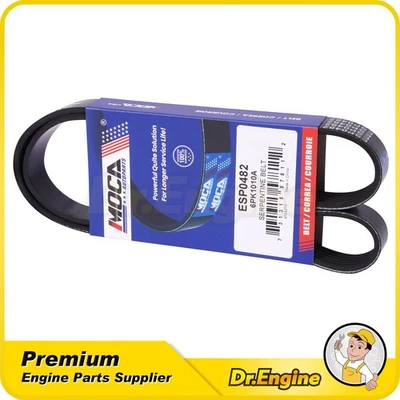 Serpentine Belt for Hyundai Santa Fe Sonata Tucson Kia Optima Sorento Sportage - Image 1 of 4