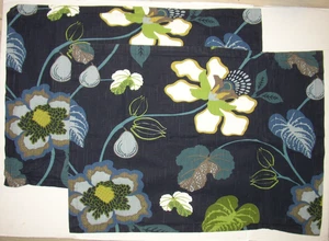 2 federe cuscino standard Agostino cassa e barile cotone biancheria da letto blu navy floreale - Foto 1 di 5