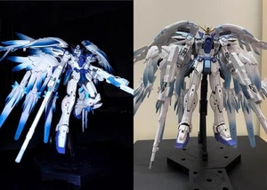 Super Welfare Bandai Wing Gundam Zero EW Adapt To Ice Wing Gundam Action Figure - Picture 1 of 24
