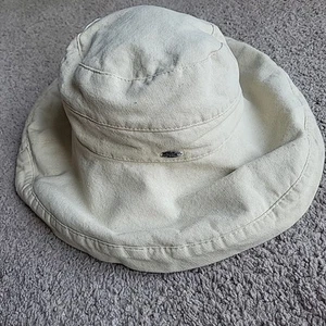 Scala Collezione Boonie Hat Womens One Size Beige Outdoor Sun Floppy Bucket - Picture 1 of 6