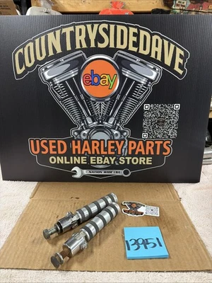 Harley Chopper American Ironhorse Texas Rear Foot Peg Passenger Mount Billet - Image 1 of 4