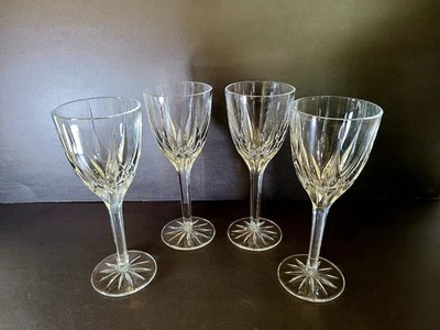 Mikasa Apollo Cut Lead Crystal Wine Goblets- 7 5/8"- Set of 4-LNC - Image 1 of 4