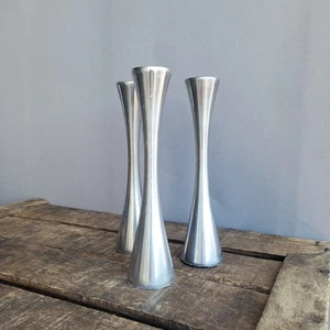 Bastoncini candela trio acciaio inox Ikea MCM vintage anni 90  - Foto 1 di 4