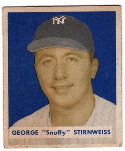 1949 Bowman "Snuffy" bianco fronte #165 - Foto 1 di 2