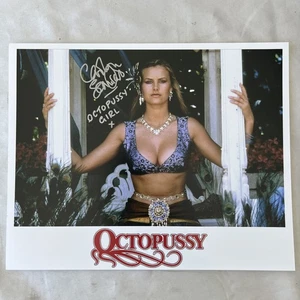 Carolyn Seaward Signed 8x10 Photo James Bond Autographed Merchandise Octopussy - Bild 1 von 2
