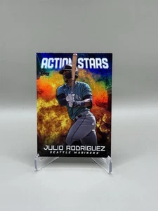Serie Actualización Topps Chrome 2023 - Action Stars #ASC-20 Julio Rodríguez - Imagen 1 de 2