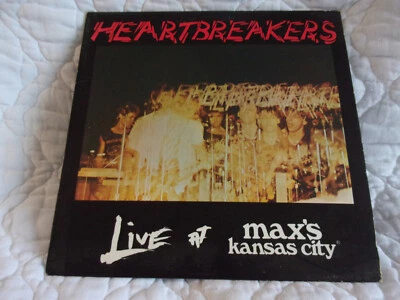 HEARTBREAKERS LIVE AT MAX'S KANSAS CITY LP + FLYER AD JOHNNY THUNDERS PUNK ROCK - Image 1 of 4