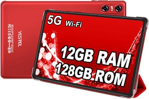 Tablet 10 Pollici Android 13 Con 12GB RAM 128GB ROM (TF 1TB), CPU 2.0 Ghz,5Mp+8M - Foto 1 di 12