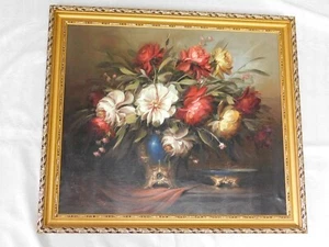 QUADRO OLIO "FIORI BOUQUET DI BOUQUET" PAVEL MOLNÀR - Foto 1 di 4