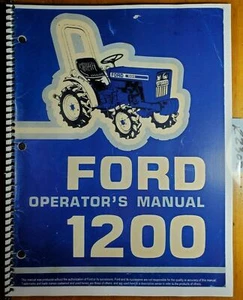 Ford 1200 Tractor 1979-83 Owner's Operator's Manual SE 3973 42120010 - Picture 1 of 12