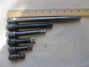 MATCO MAC CRAFTSMAN BLUEPOINT STEELMAN 1/2" DRIVE IMPACT EXTENTION SET 6 PIECE - Picture 1 of 3