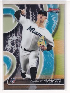2020 BOWMAN'S BEST JORDAN YAMAMOTO ROOKIE RC #16