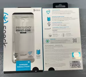 Speck Presidio Perfect-Clear Fold Case For Samsung Galaxy Z Fold5 - Clear - Picture 1 of 2