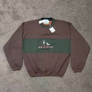 NWT Vintage Guess USA Mens S Sweater Arctic Discovery Pullover Georges Marciano - Picture 1 of 11