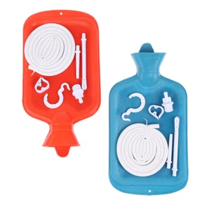 Colon Cleanse Enema Bag with Tubing Hot Water Bottle Shower Douche & Home K QO - Picture 1 of 14