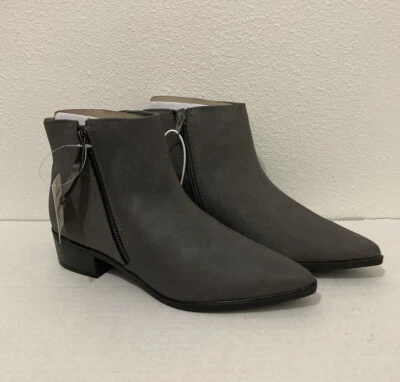 Worthington Women’s Gray Booties Brookdale Block Heel Boots Memory Foam Size 7.5 - Image 1 of 4