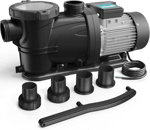 In/Above Ground Pool Pump, Self Primming High Flow (Single Speed, 3HP, 8964 GPH, - Picture 1 of 6