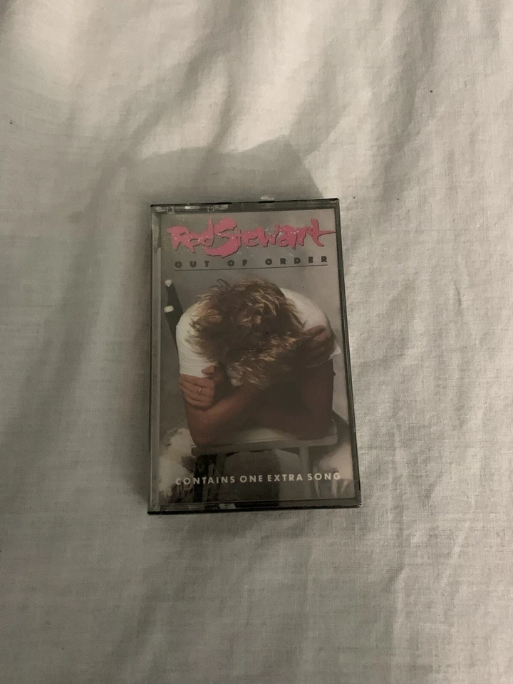 Rod Stewart Out Of Order Vintage Cassette Tape  1988 Warner - Image 1 of 2