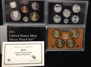 2011-S San Francisco SILVER Proof Set with Box and COA - Picture 1 of 1