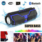 Portable Wireless Bluetooth Speaker Subwoofer USB/TF Stereo Bass Speakers +Strap