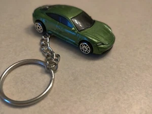 2021 Porches Taycan Turbo S Green Keychain Keyring Brand New Rare Ltd Ed - Picture 1 of 6
