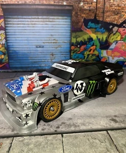 Custom 1/10 Rc Ken Block 1965 mustang hoonicorn v2 Climbkhana Hoonigan Artr - Picture 1 of 24