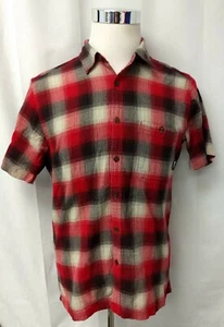 Patagonia Men's S/S Red Plaid Button Front Shirt Size M Medium - Picture 1 of 3