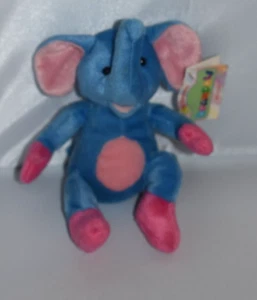 Kellytoy Beanpals Entrometido Elefante Gorro Peluche Juguete Animal - Imagen 1 de 11