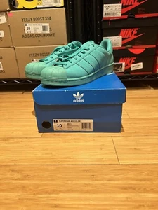 Size 10 - adidas Superstar adicolor Reflective Shock Mint 2016 - Picture 1 of 6