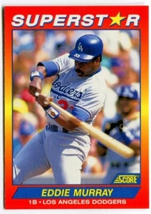 1992 Score Superstar #78 Eddie Murray Los Angeles Dodgers - Picture 1 of 2