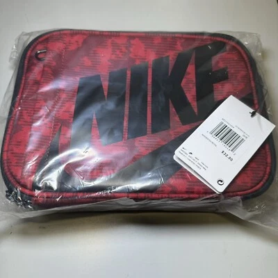 Nike Insulated Hard Shell Lunch Box 4L Red Black Meal Holder 9A2744-H24 NEW - Изображение 1 из 3