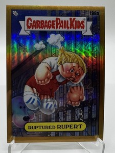 Ruptured Rupert 8/50 2021 Garbage Pail Kids Topps Chrome Gold Refractor GPK
