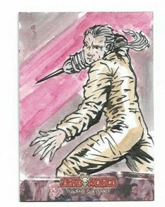 DEADWORLD GEMMA MAGNO SKETCH CARD NEW YORK COMIC CON 2012 EXCLUSIVE SKETCH C - Picture 1 of 3