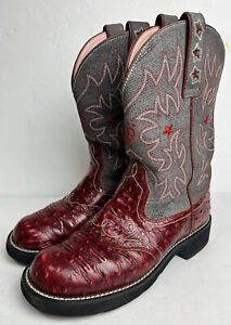 ARIAT 16708 PROBABY BOOTS WESTERN COWBOY SHOES  RED WOMENS US 8.5