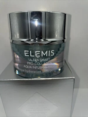 ELEMIS ULTRA SMART Pro-Collagen Aqua Infusion Mask 50ml 1.6 fl oz E:2028 SEALED - Image 1 of 4