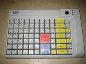 Wincor Nixdorf 1750057723 Point of Sale POS keyboard TA85 cpl lgy PS2 Connection - Afbeelding 1 van 1