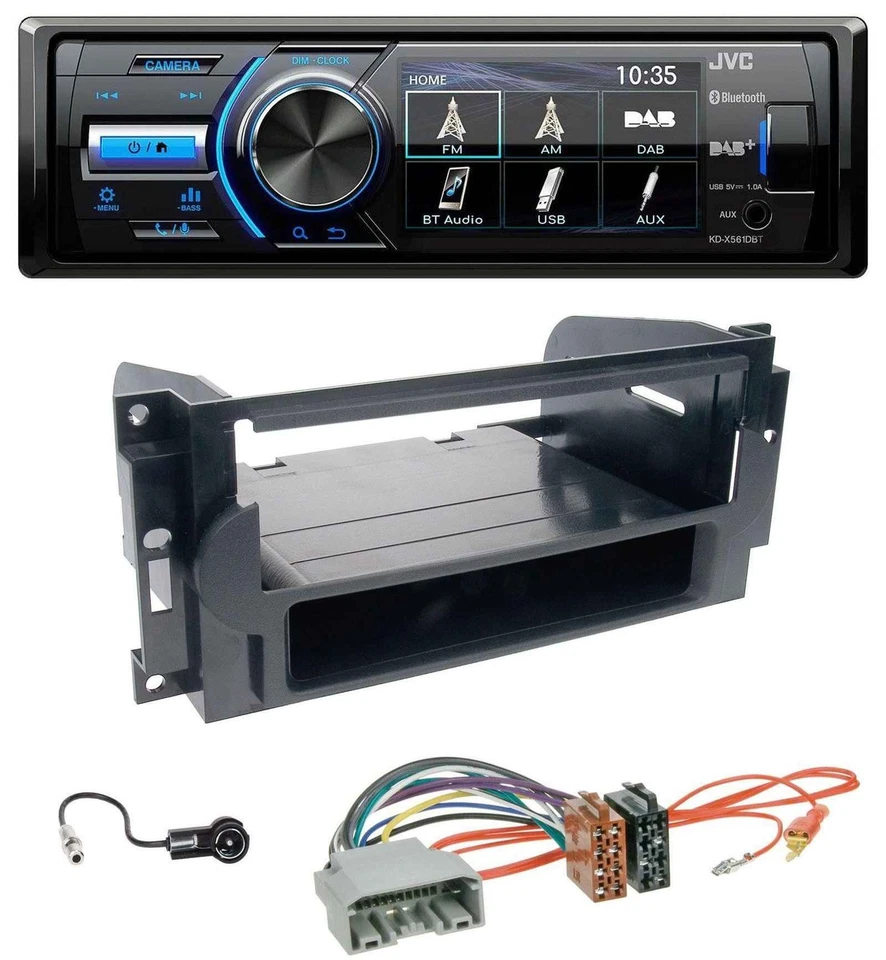 JVC Bluetooth MP3 USB DAB Autoradio für Chrysler 300C Dodge Caliber Jeep Command - Bild 1 von 4