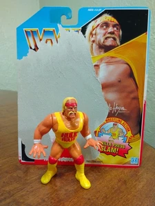 WWF Hasbro Serie 1 1990 Hulk Hogan con Gorilla Press Slam! Figurina vintage WWE - Foto 1 di 13